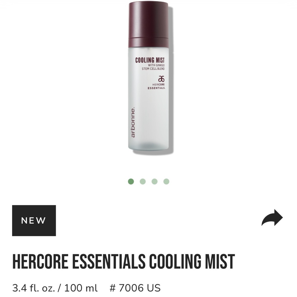 HerCore Essentials Cooling Mist Arbonne